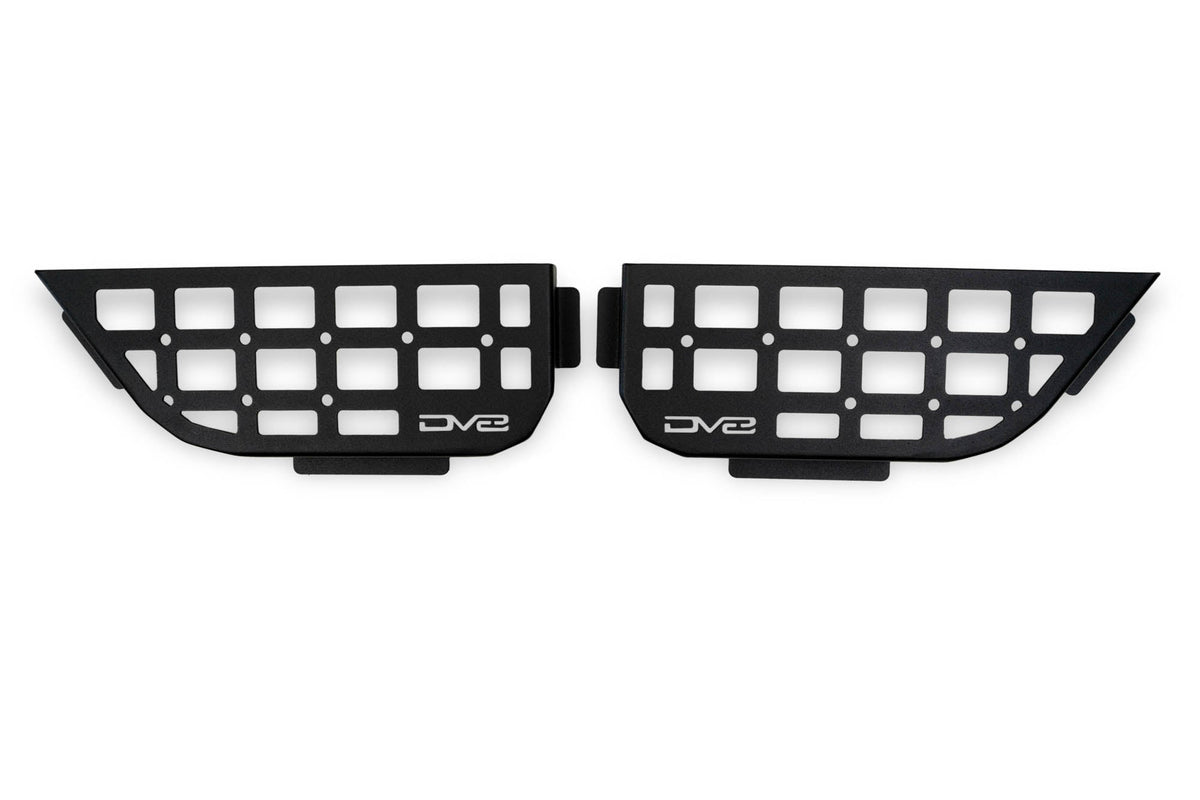 DV8 Offroad - 2018-2026 Jeep Wrangler JL & 2020-2026 Gladiator JT | Slim Rear Door Molle Pockets - MPJL-08