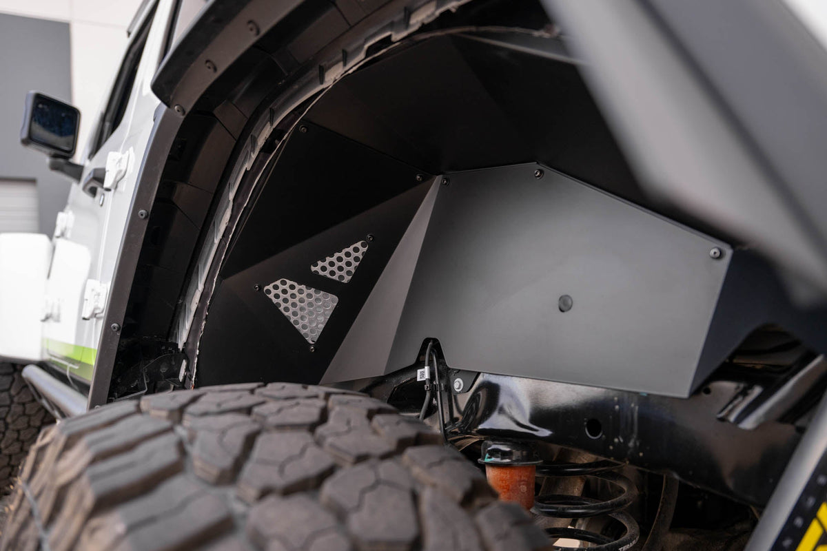 DV8 Offroad - 2018-2026 Jeep Wrangler JL | Rear Inner Fenders - INFEND-06RB