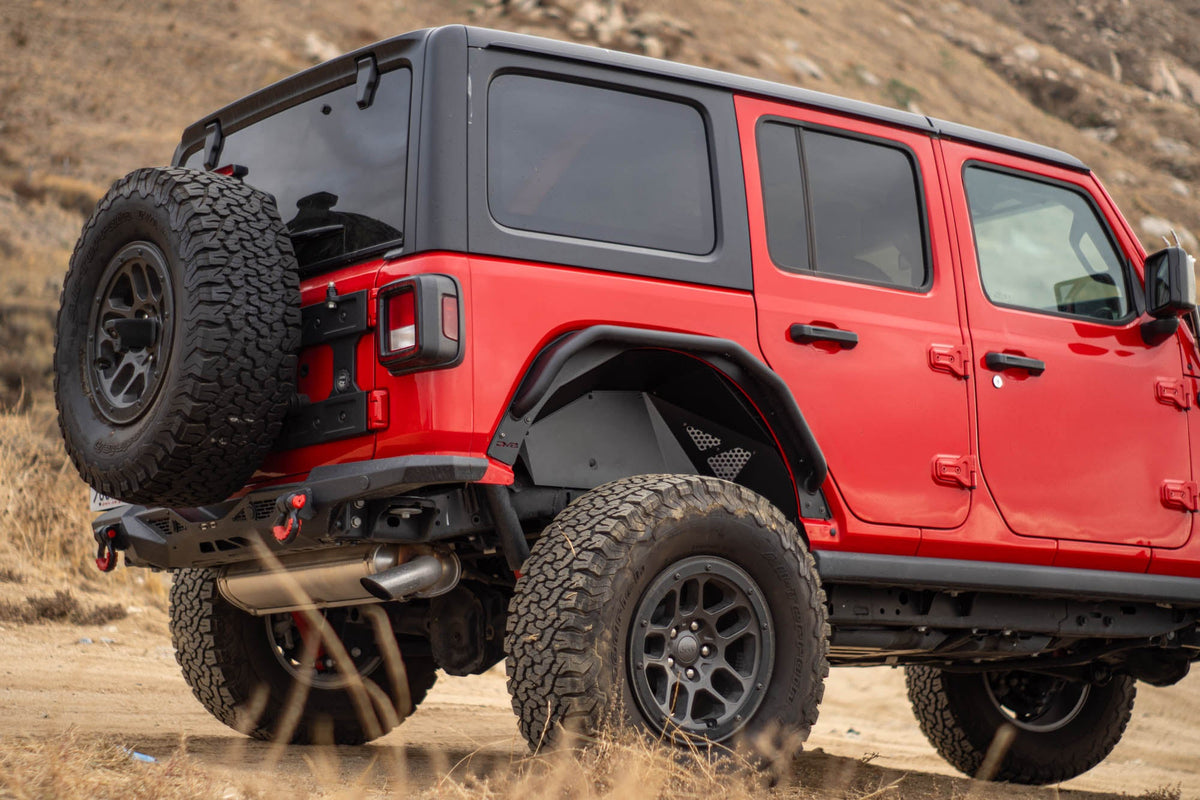 DV8 Offroad - 2018-2026 Jeep Wrangler JL | Rear Inner Fenders - INFEND-06RB