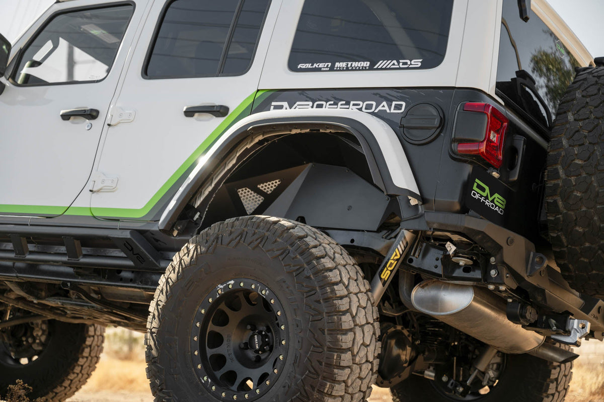 DV8 Offroad - 2018-2026 Jeep Wrangler JL | Rear Inner Fenders - INFEND-06RB