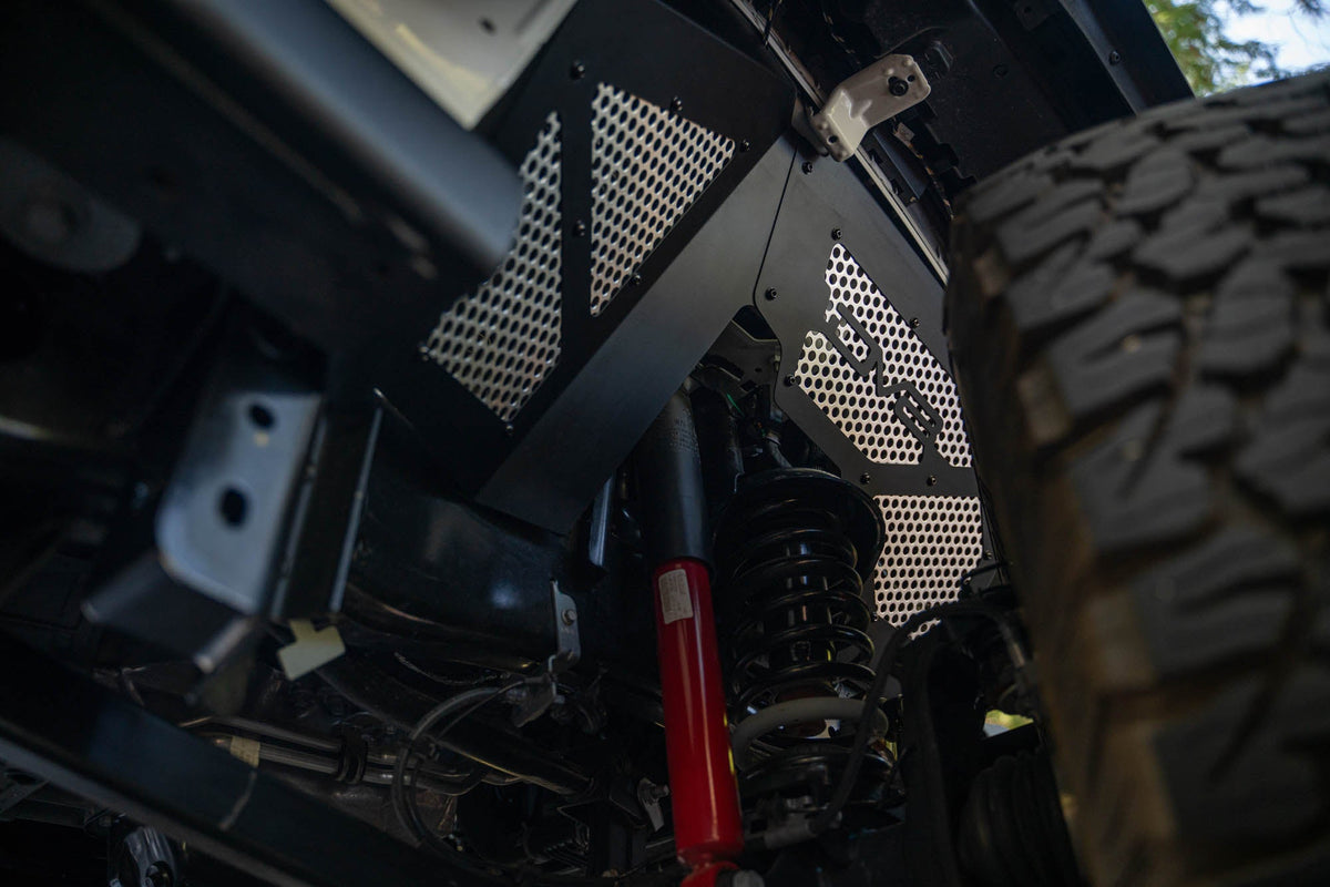 DV8 Offroad - 2018-2025 Jeep Wrangler JL & 2020-2025 Gladiator JT | Front Inner Fenders - INFEND-06FB