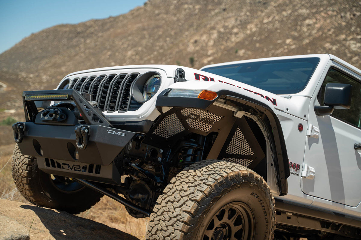 DV8 Offroad - 2018-2025 Jeep Wrangler JL & 2020-2025 Gladiator JT | Front Inner Fenders - INFEND-06FB