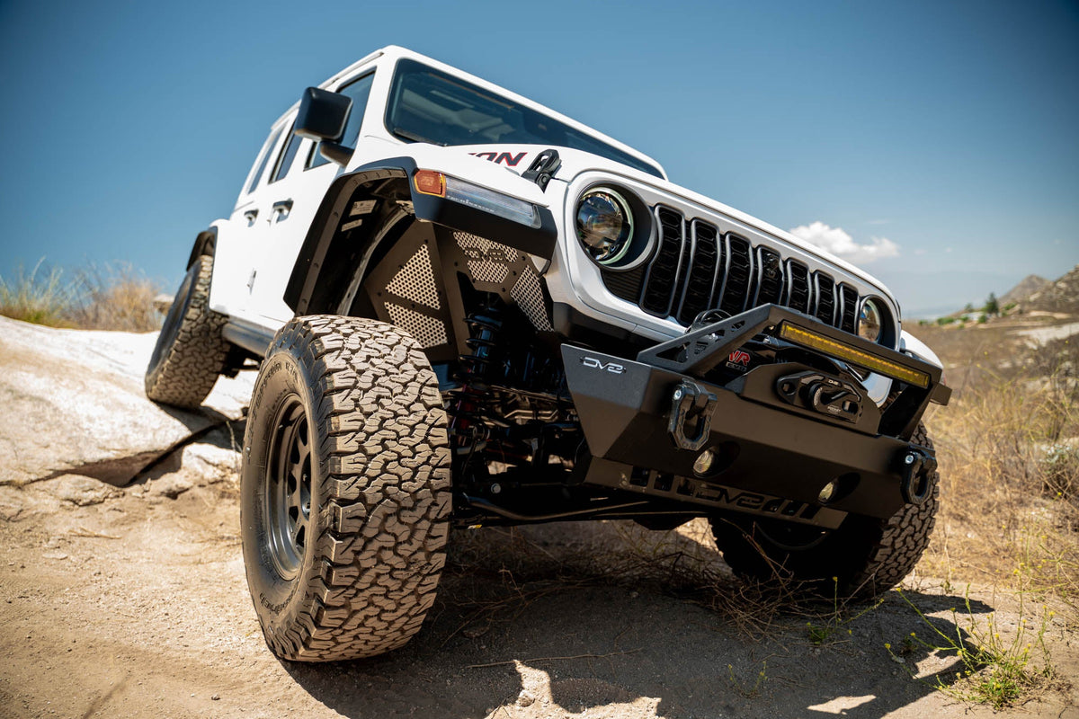 DV8 Offroad - 2018-2025 Jeep Wrangler JL & 2020-2025 Gladiator JT | Front Inner Fenders - INFEND-06FB