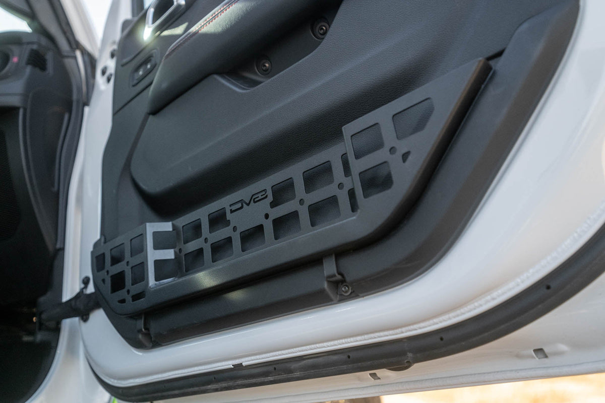 DV8 Offroad - 2018-2026 Jeep Wrangler JL & Gladiator JT Electric Seat Front Door Molle Pockets - MPJL-10