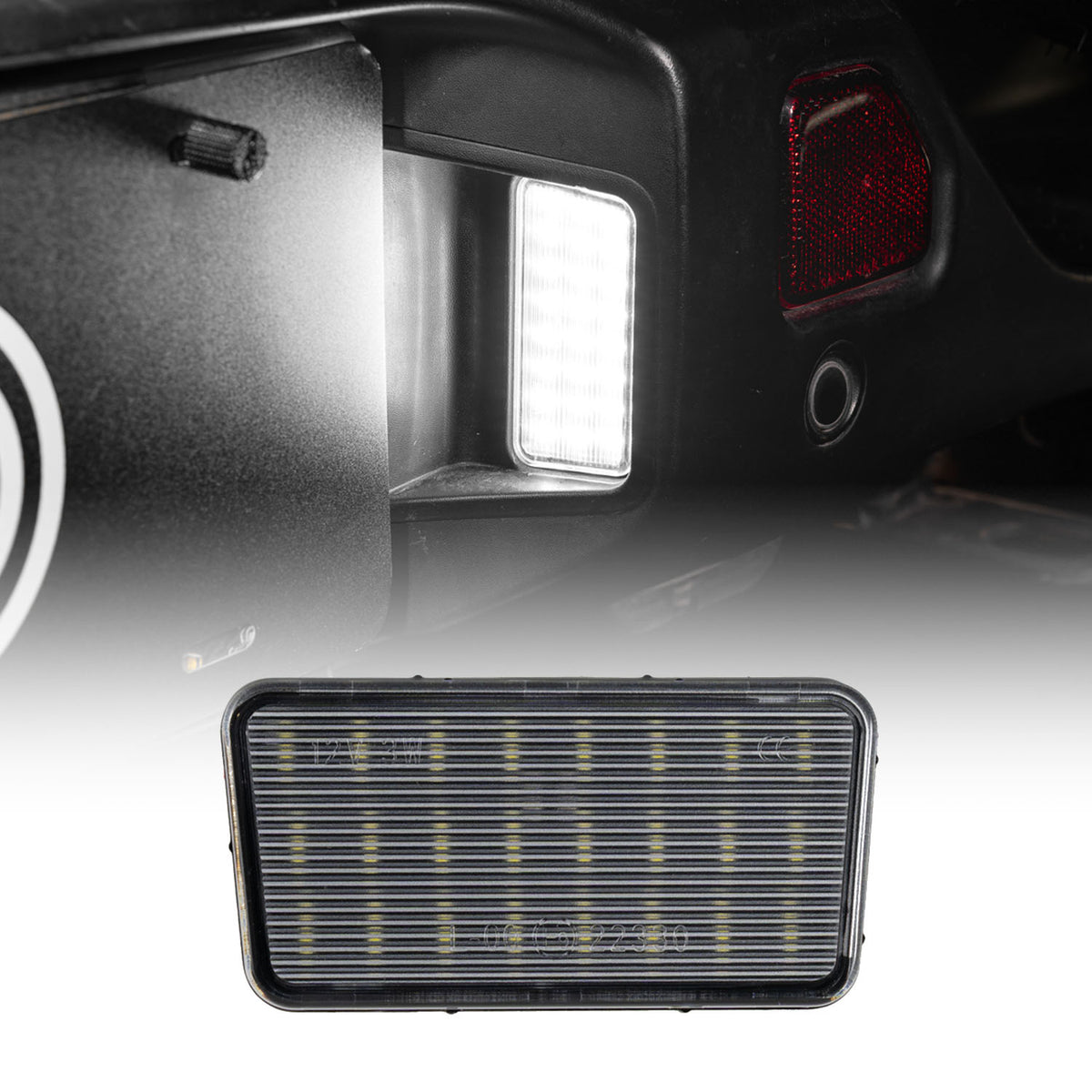 Form Lighting Jeep Wrangler JL LED License Plate Light (single) - FL0056