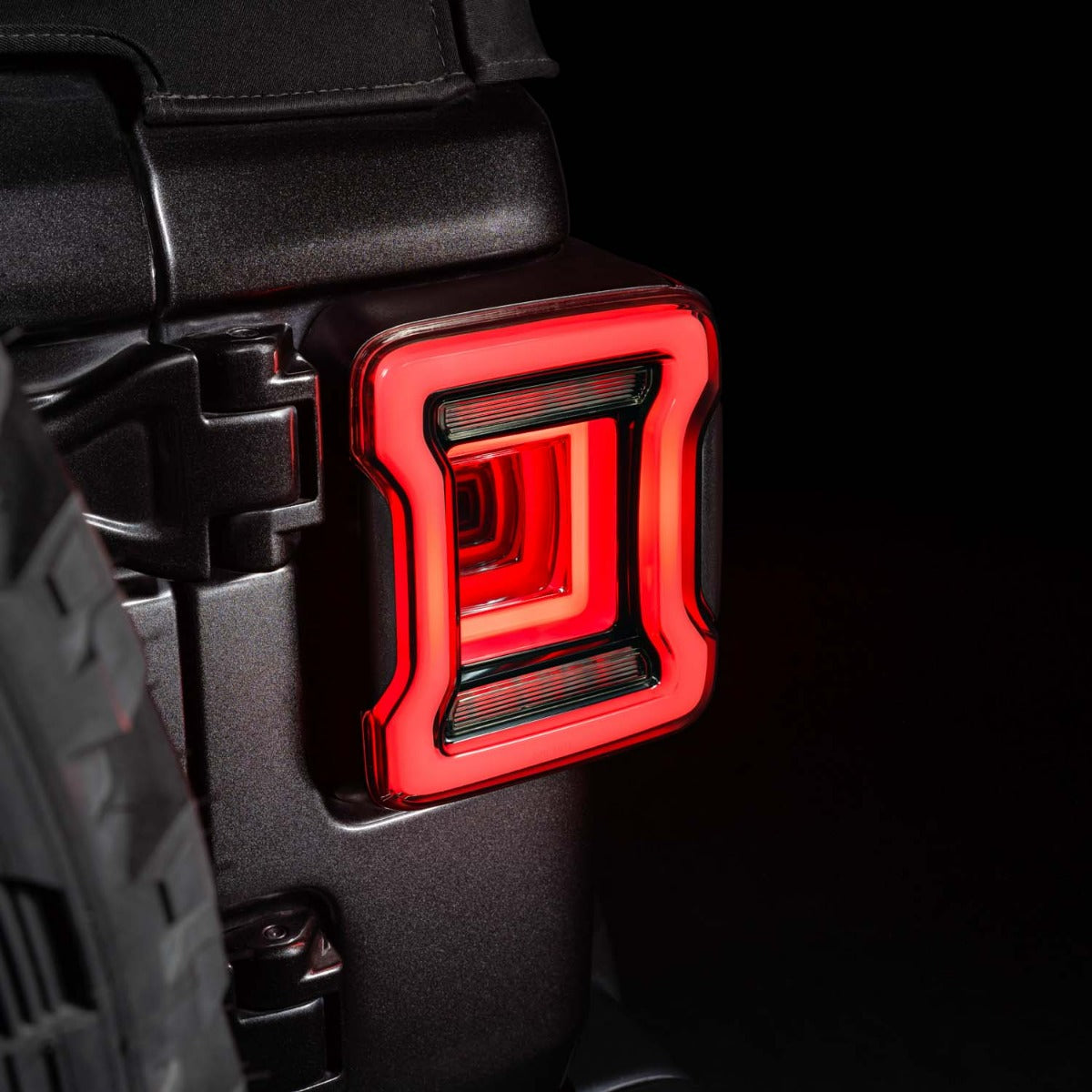 Form Lighting 2018-2023 Jeep Wrangler LED Tail Lights Red (Pair) - FL0013