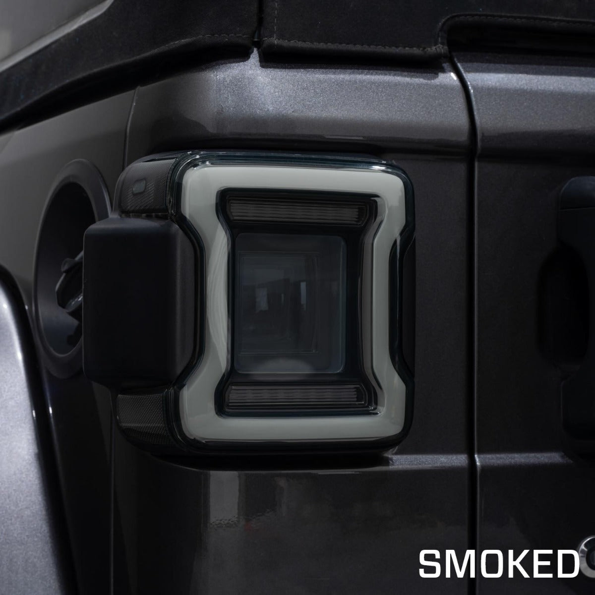 Form Lighting 2018-2023 Jeep Wrangler LED Tail Lights Smoke (Pair) - FL0014
