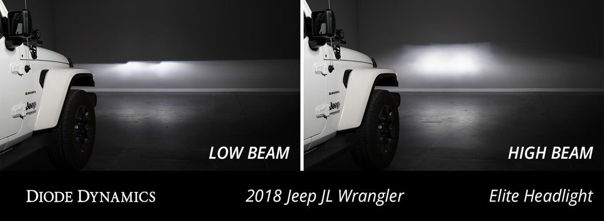 Diode Dynamics 18-23 Jeep JL Wrangler Elite LED Headlamps - DD5166