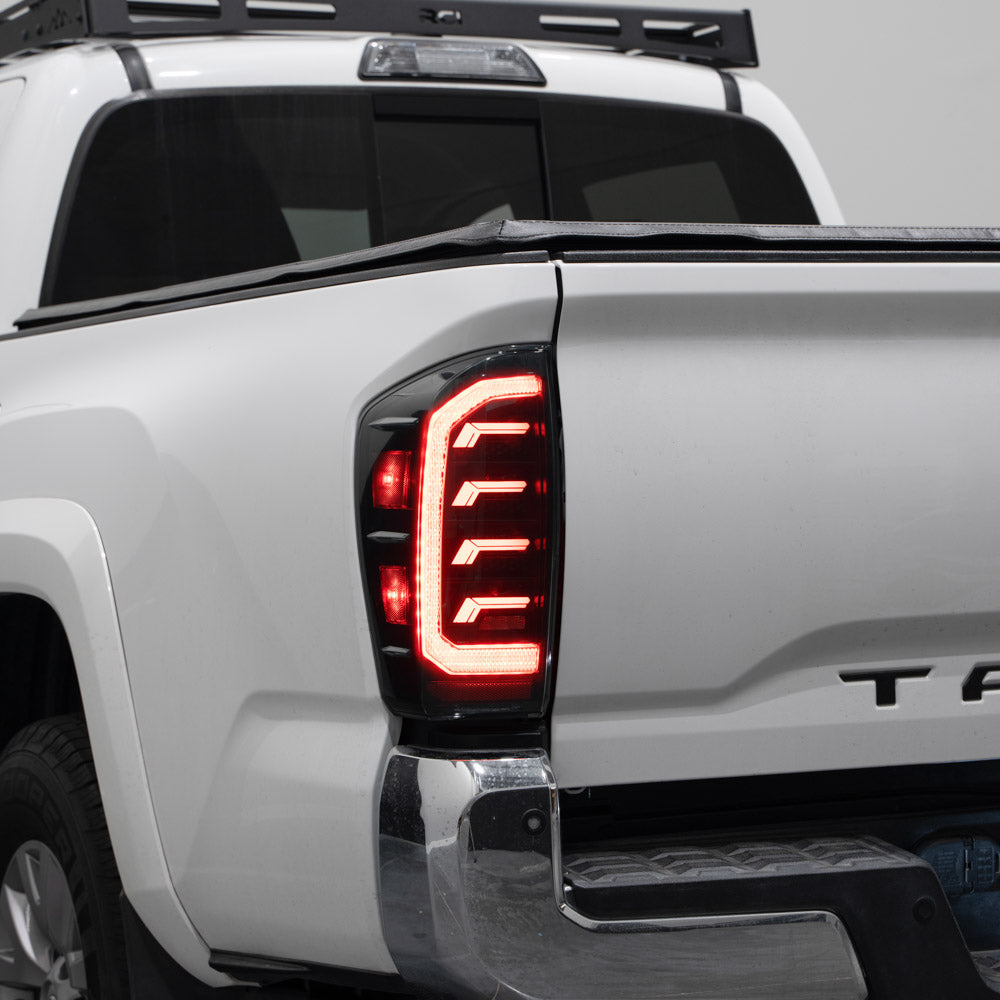 Form Lighting 2016-2023 Toyota Tacoma LED Tail Lights Red (Pair) - FL0019