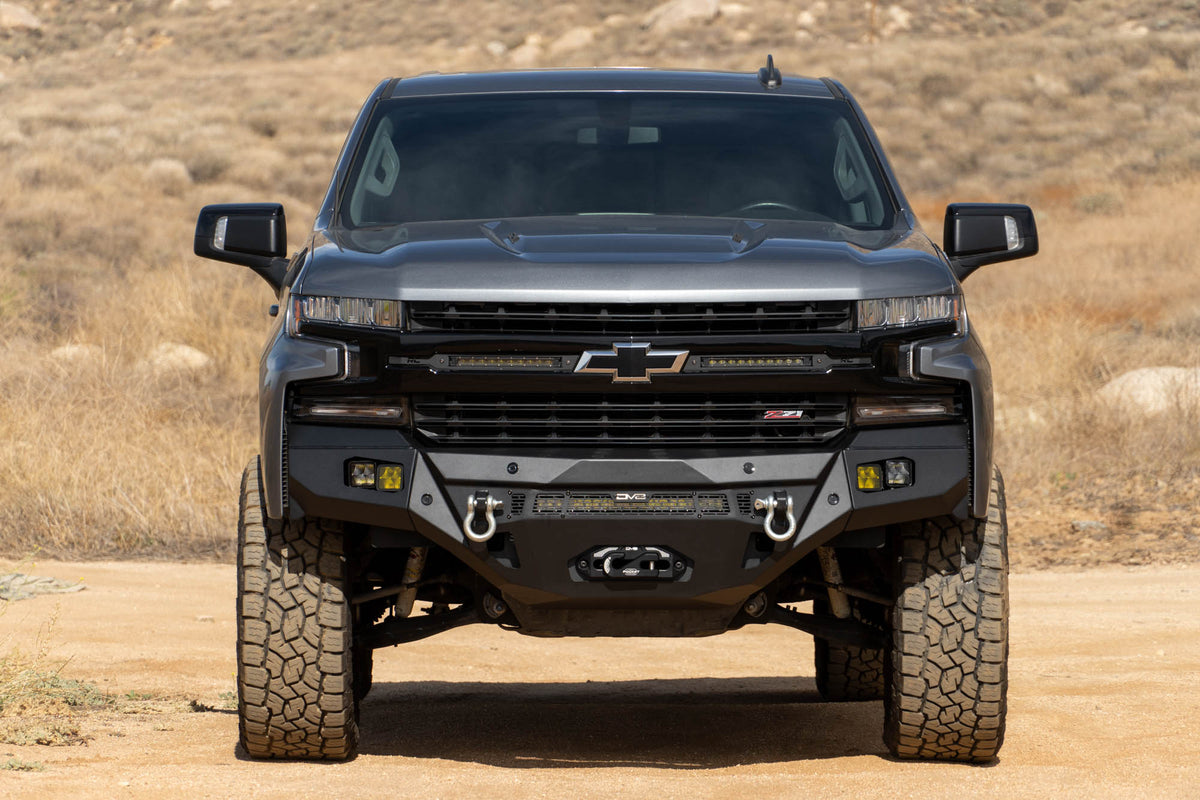 DV8 Offroad - 2019-2021 Chevy Silverado 1500 Spec Series Front Bumper - FBCS1-07
