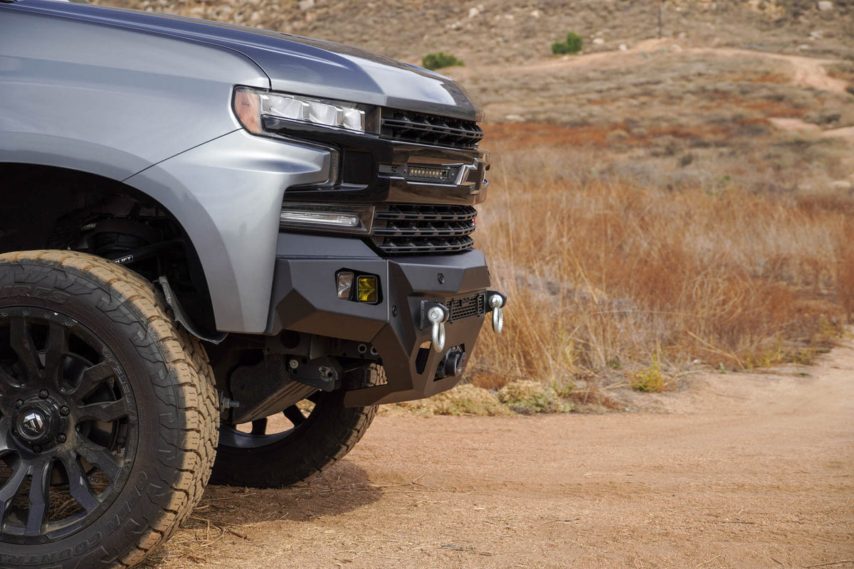 DV8 Offroad - 2019-2021 Chevy Silverado 1500 Spec Series Front Bumper - FBCS1-07