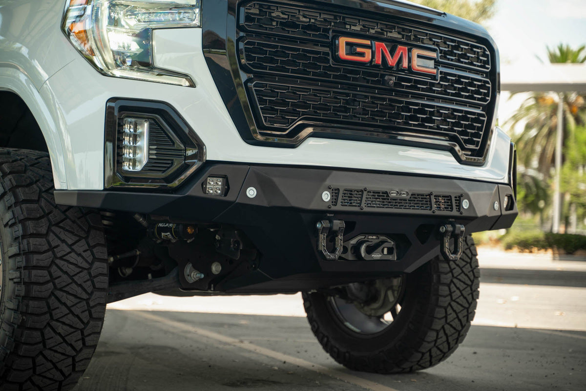 DV8 Offroad - 2019-2021 GMC Sierra 1500 | Spec Series Front Bumper - FBGC1-02