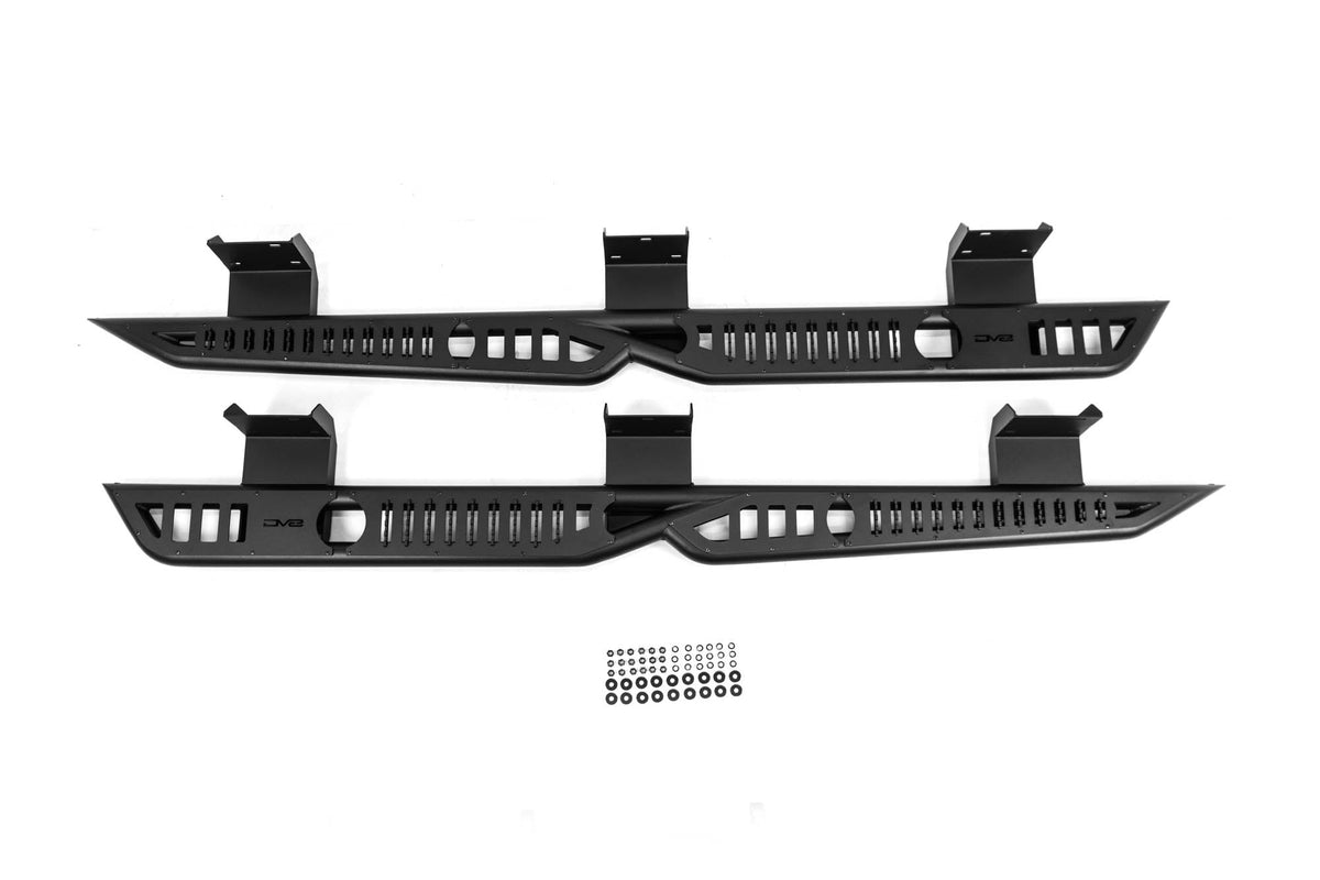 DV8 Offroad - 2019-2024 RAM 1500 Crew Cab OE Plus Side Steps - SRDR1-01