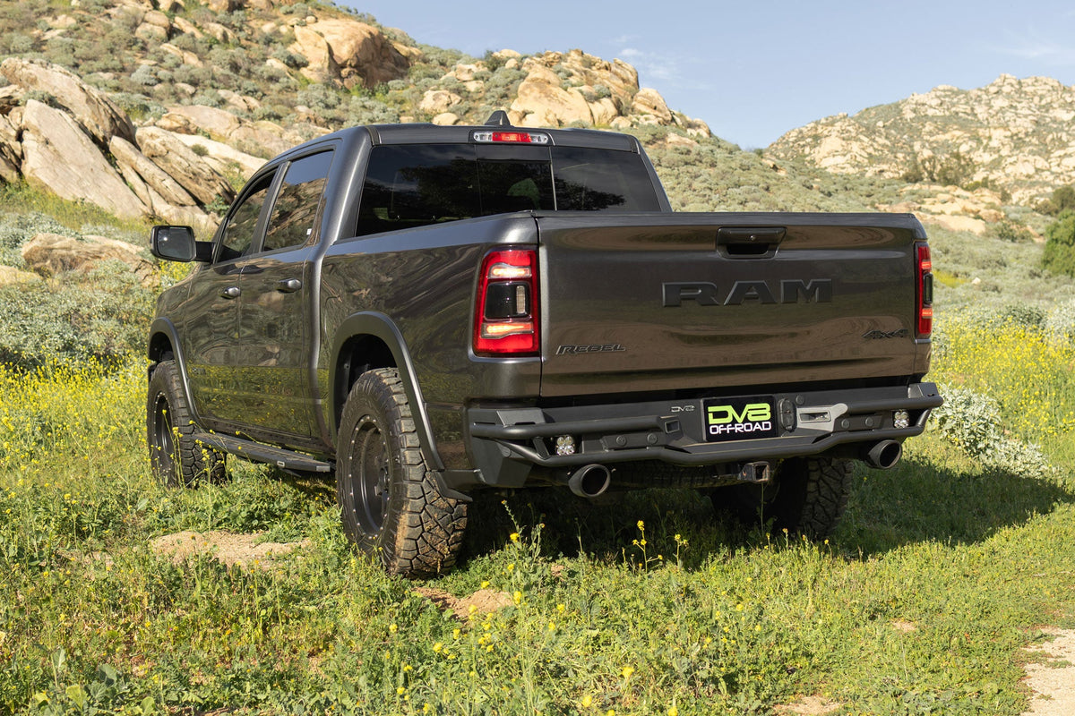 DV8 Offroad - 2019-2026 Ram 1500 Rear Tube Bumper - RBDR1-04