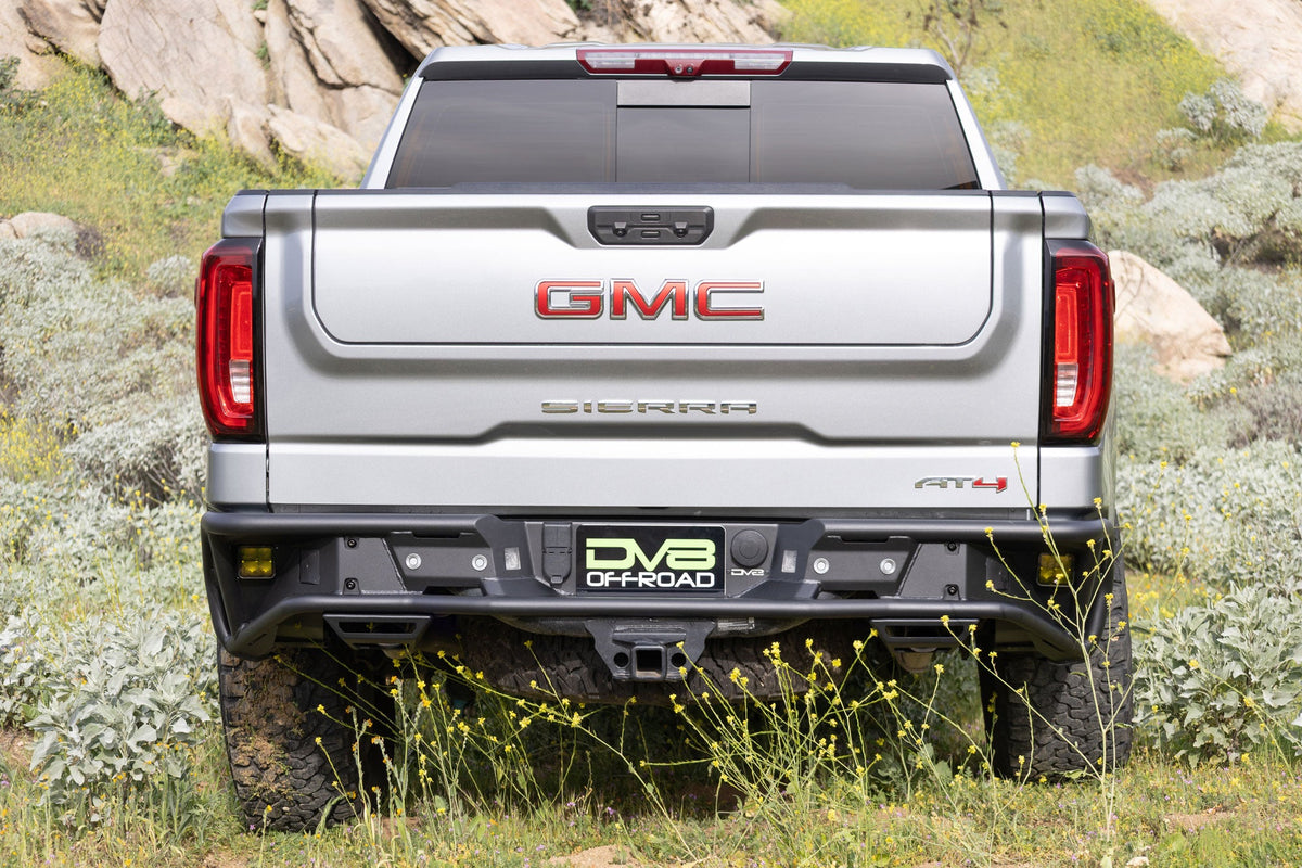 DV8 Offroad - 2019-2026 Chevy Silverado & GMC Sierra 1500 Tube Rear Bumper - RBCS1-04