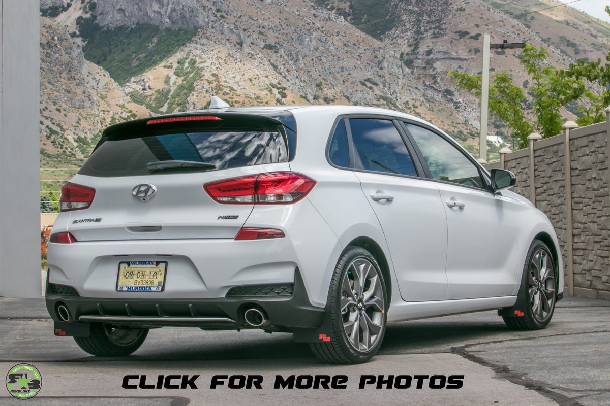 RokBlokz - Hyundai Elantra GT N-Line Hatchback 2019-2020 Rally Mud Flaps