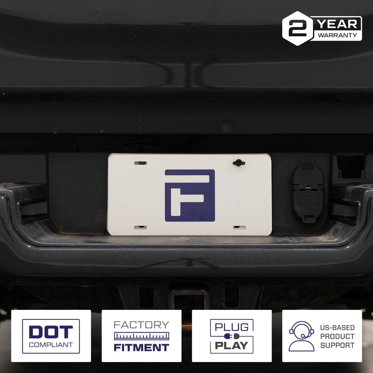 Form Lighting 2019 Ram LED License Plate Lights (Pair) - FL0043