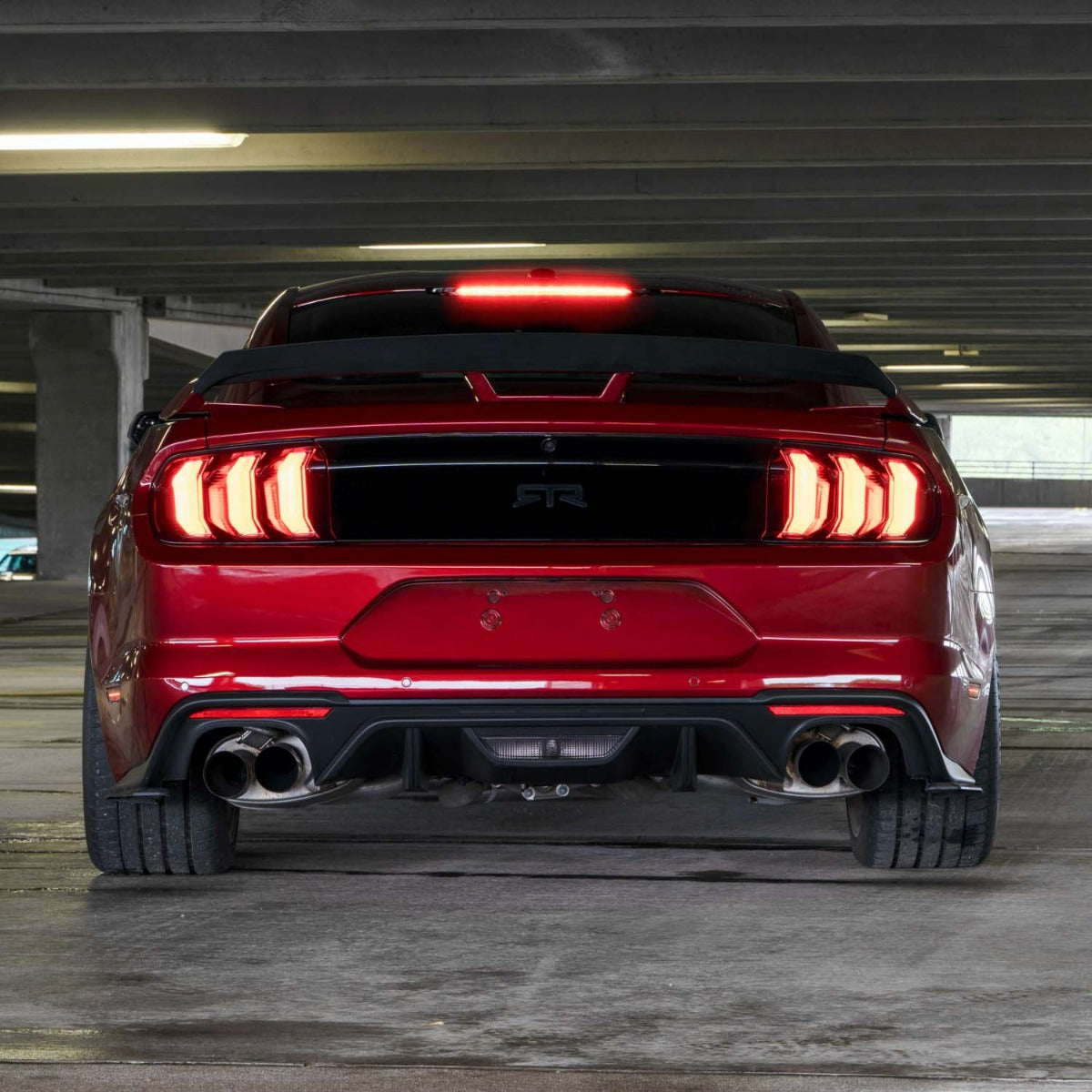 Form Lighting 2015-2023 Ford Mustang LED Tail Lights Red (Pair) - FL0008