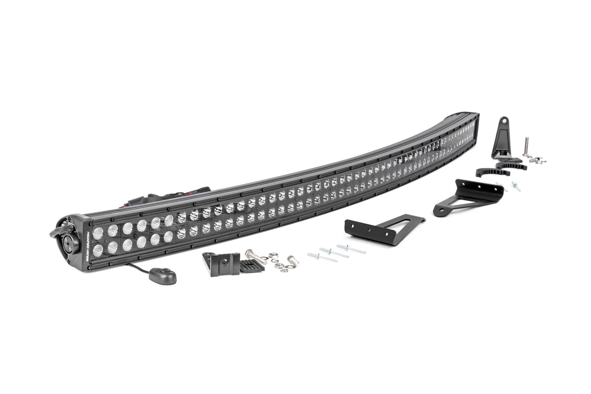 LED Light | Windshield | 50&quot; Black Dual Row | Polaris Ranger 1000/XP 1000/XP 900