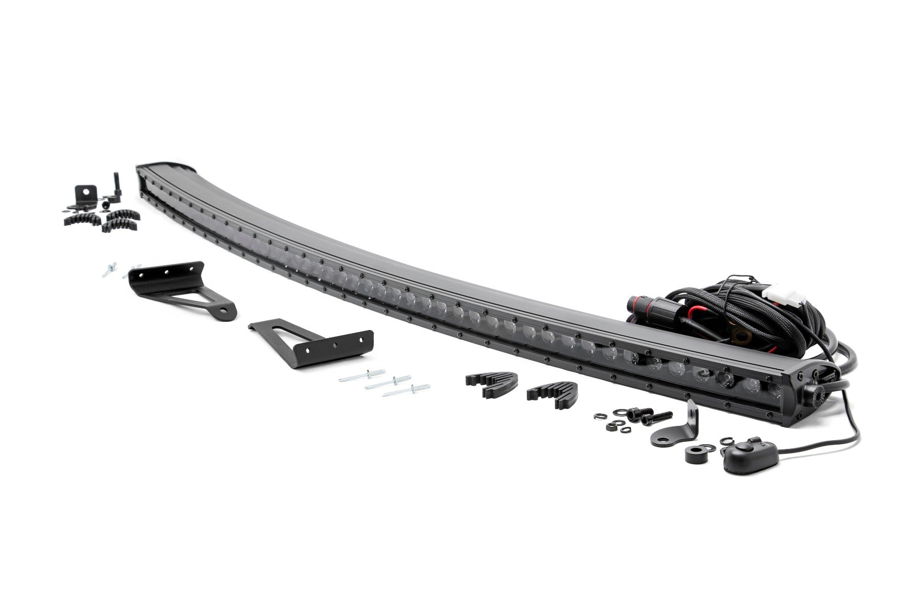 LED Light | Windshield | 50" Black Single Row | Polaris Ranger 1000/XP 1000/XP 900