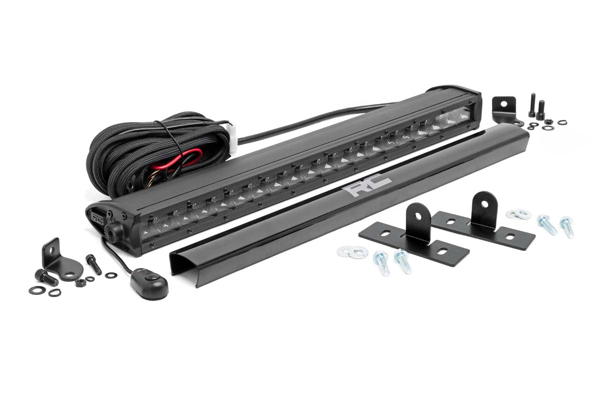 LED Light | Under Bed Mount | 20&quot; Black Single Row | Midsize | Polaris Ranger 500/570/800