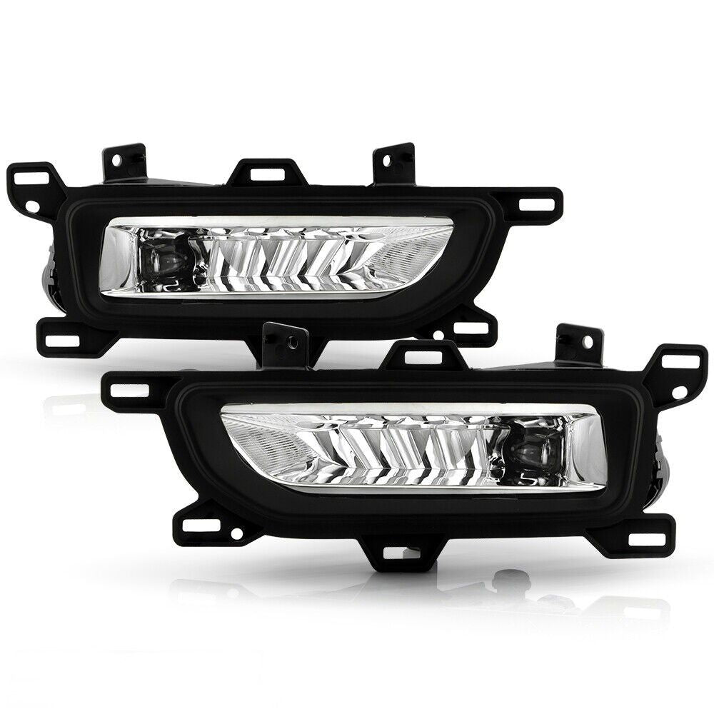 Spyder 20-22 Nissan Titan OEM Style Fog Lights w/Switch (Bulbs Size - 5W) - Clear (FL-NT2020-LED-C) - 9051333