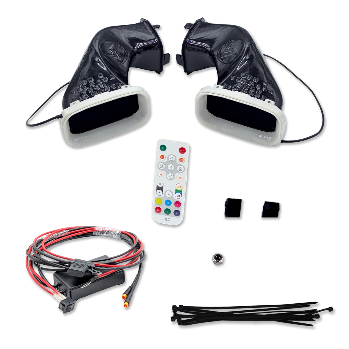 2020+ BMW M8 Competition (F91/F92/F93) Dual BIG MOUTH LIT KIT Ram Air Intake Snorkels