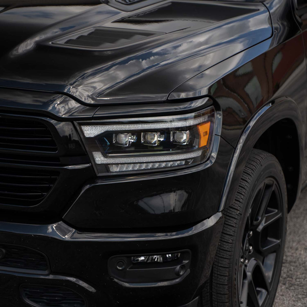 Form Lighting 2019-2024 Ram 1500 Sequential LED Projector Headlights (Pair) - FL0015