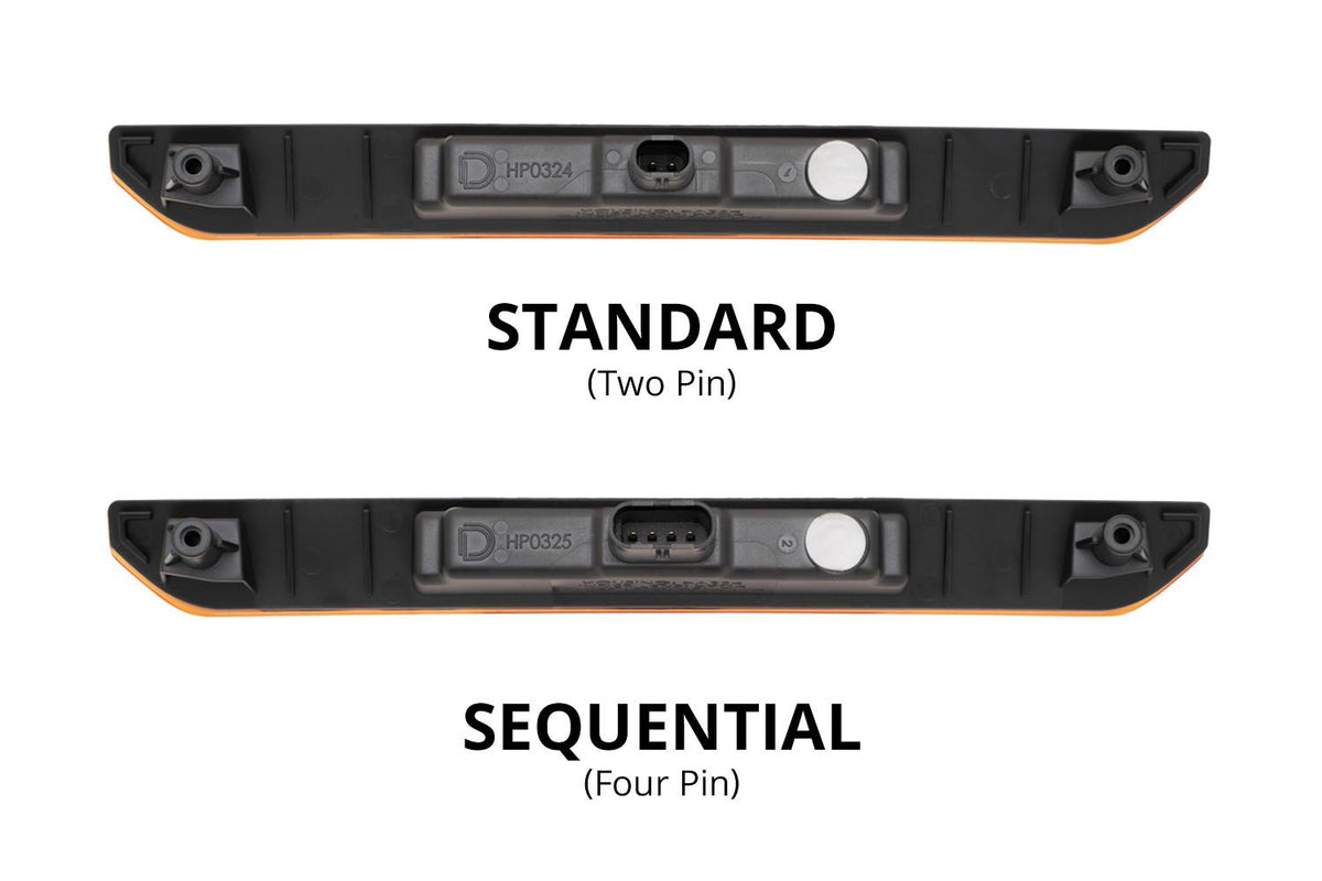 Diode Dynamics 20-21 Sierra 2500/3500 HD LED Sidemarkers - Amber Set - DD5126