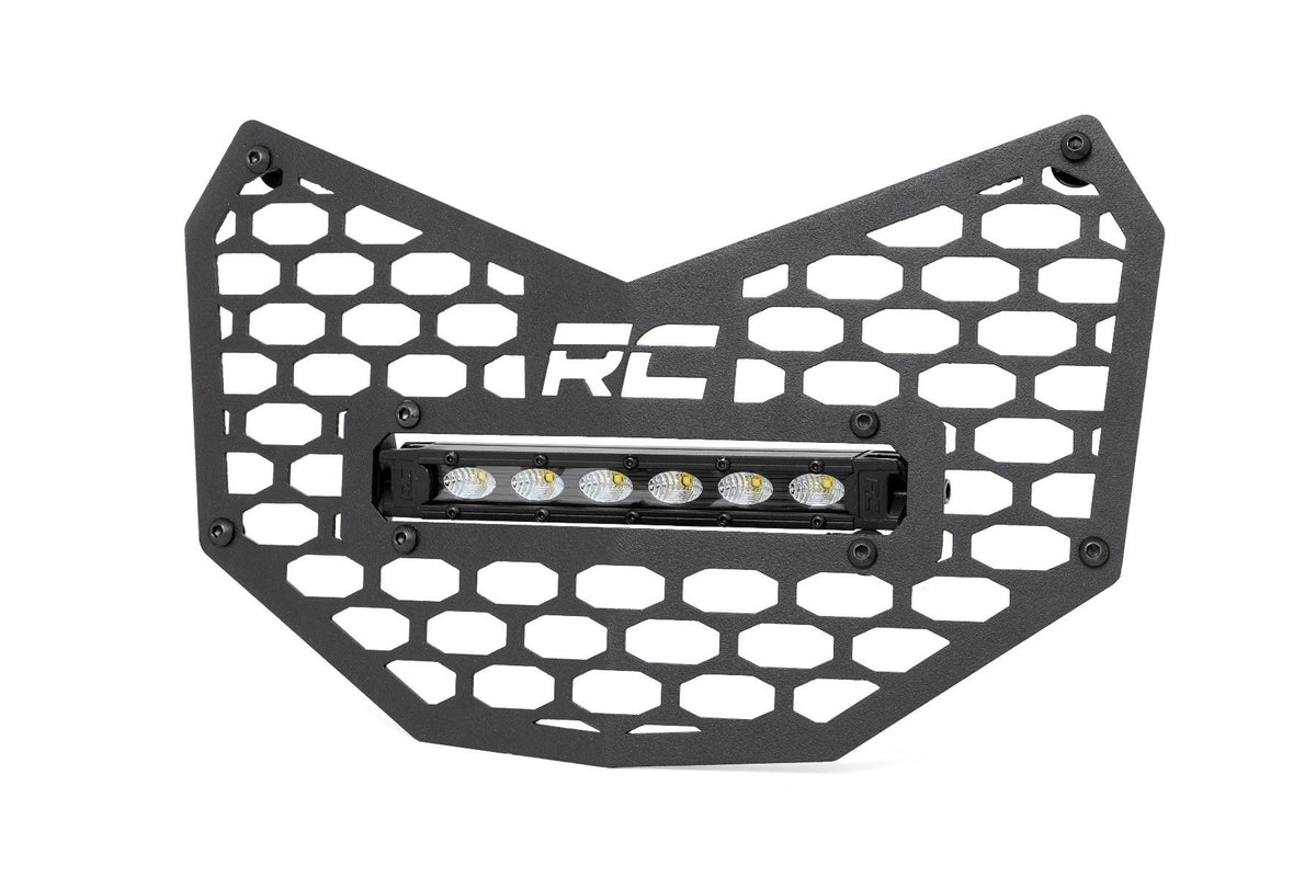 LED Light Kit | Grille Mount | 6&quot; Black Slimline | Can-Am Maverick X3 