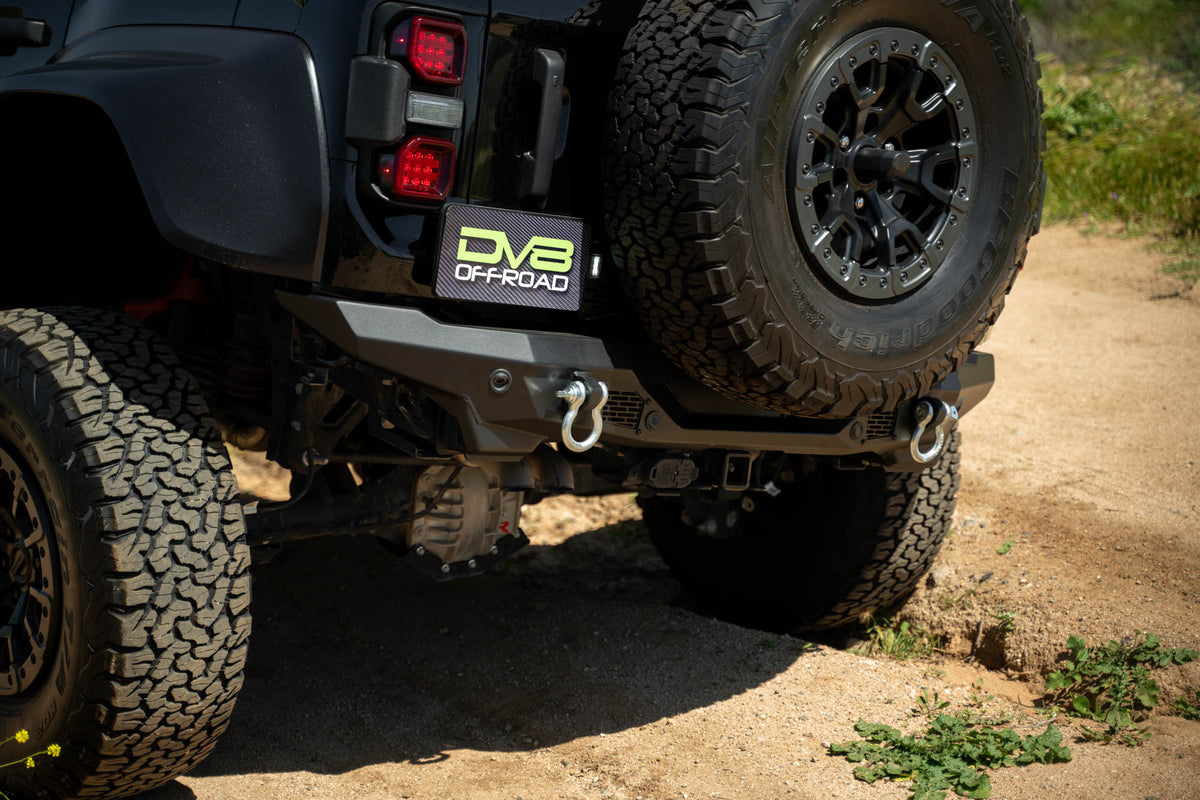 DV8 Offroad - 2021-2026 Ford Bronco Spec Series Rear Bumper - RBBR-05