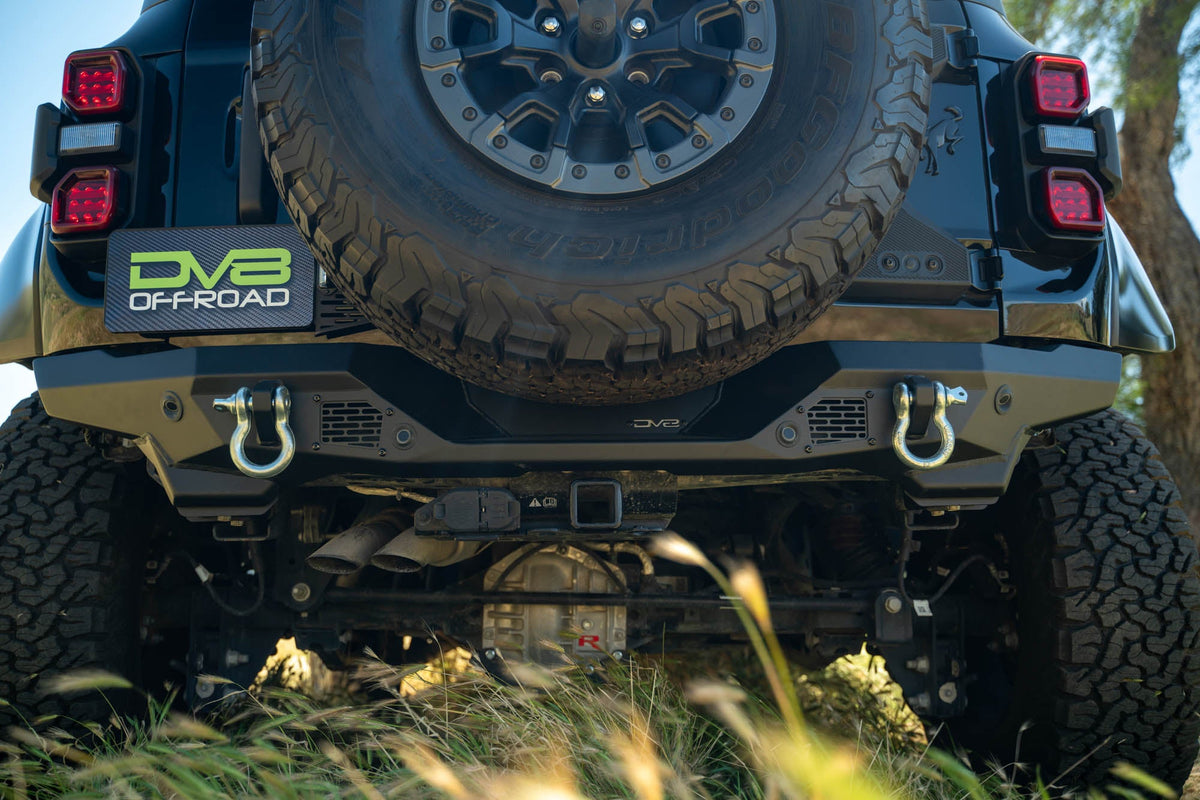 DV8 Offroad - 2021-2026 Ford Bronco Spec Series Rear Bumper - RBBR-05