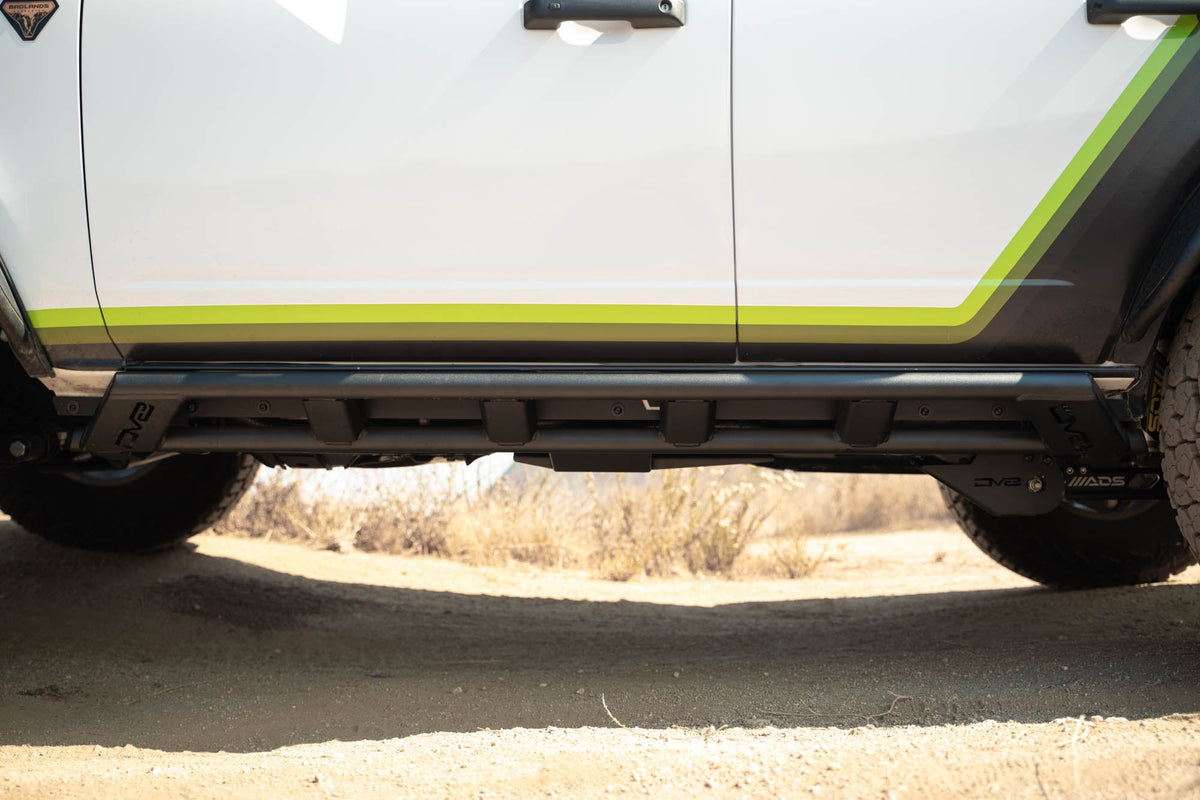 DV8 Offroad - 2021-2026 Ford Bronco | FS-15 4-Door Rock Sliders V2 - SRBR-07