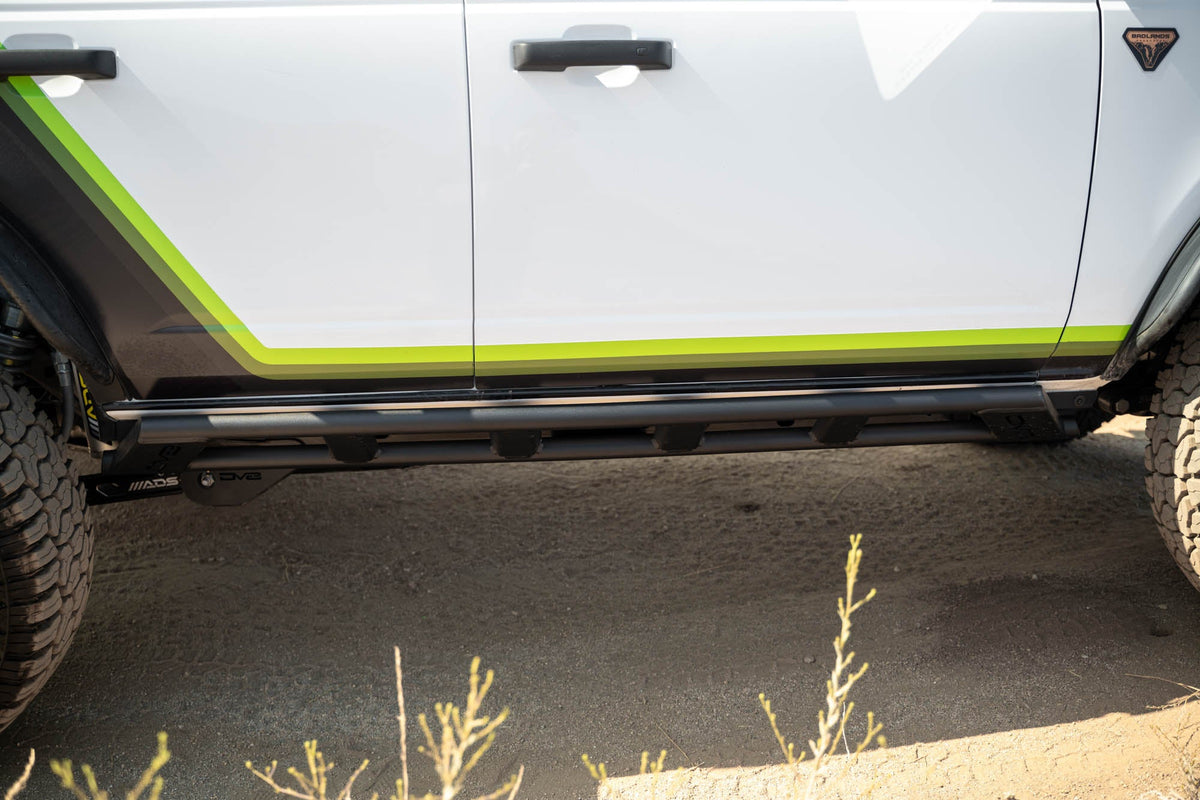 DV8 Offroad - 2021-2026 Ford Bronco | FS-15 4-Door Rock Sliders V2 - SRBR-07