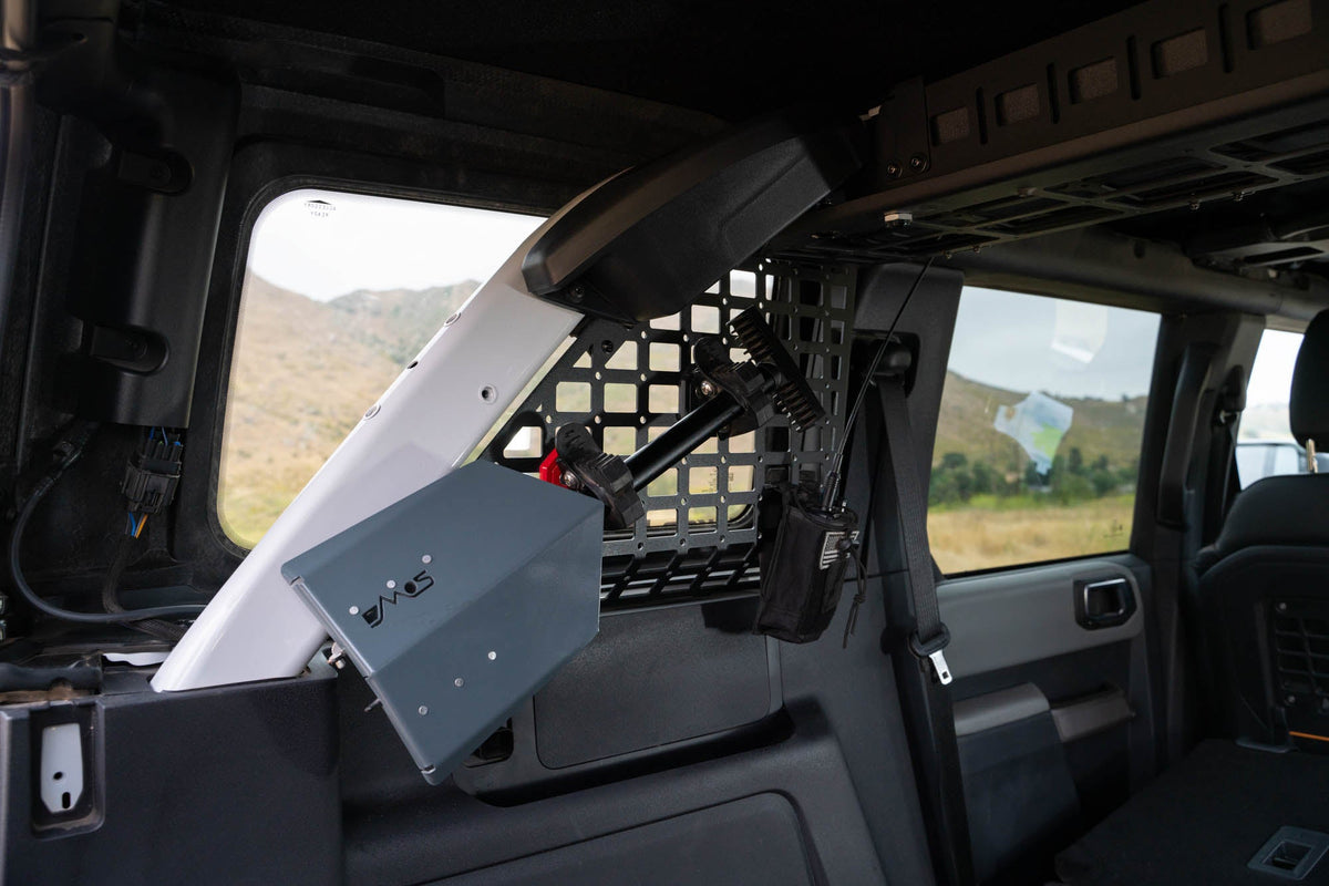 DV8 Offroad - 2021-2026 Ford Bronco | Pocketed Rear Window Molle Panels - MPBR-08