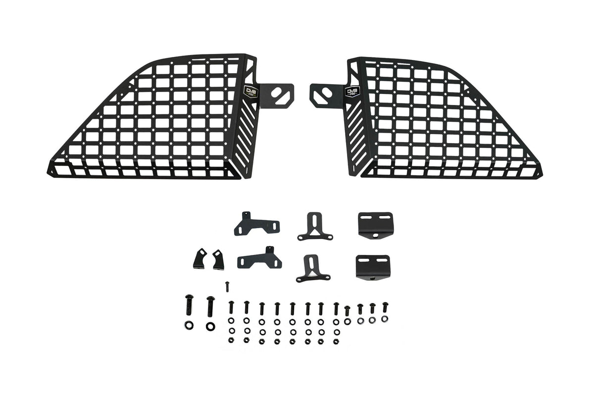 DV8 Offroad - 2021-2026 Ford Bronco | Pocketed Rear Window Molle Panels - MPBR-08