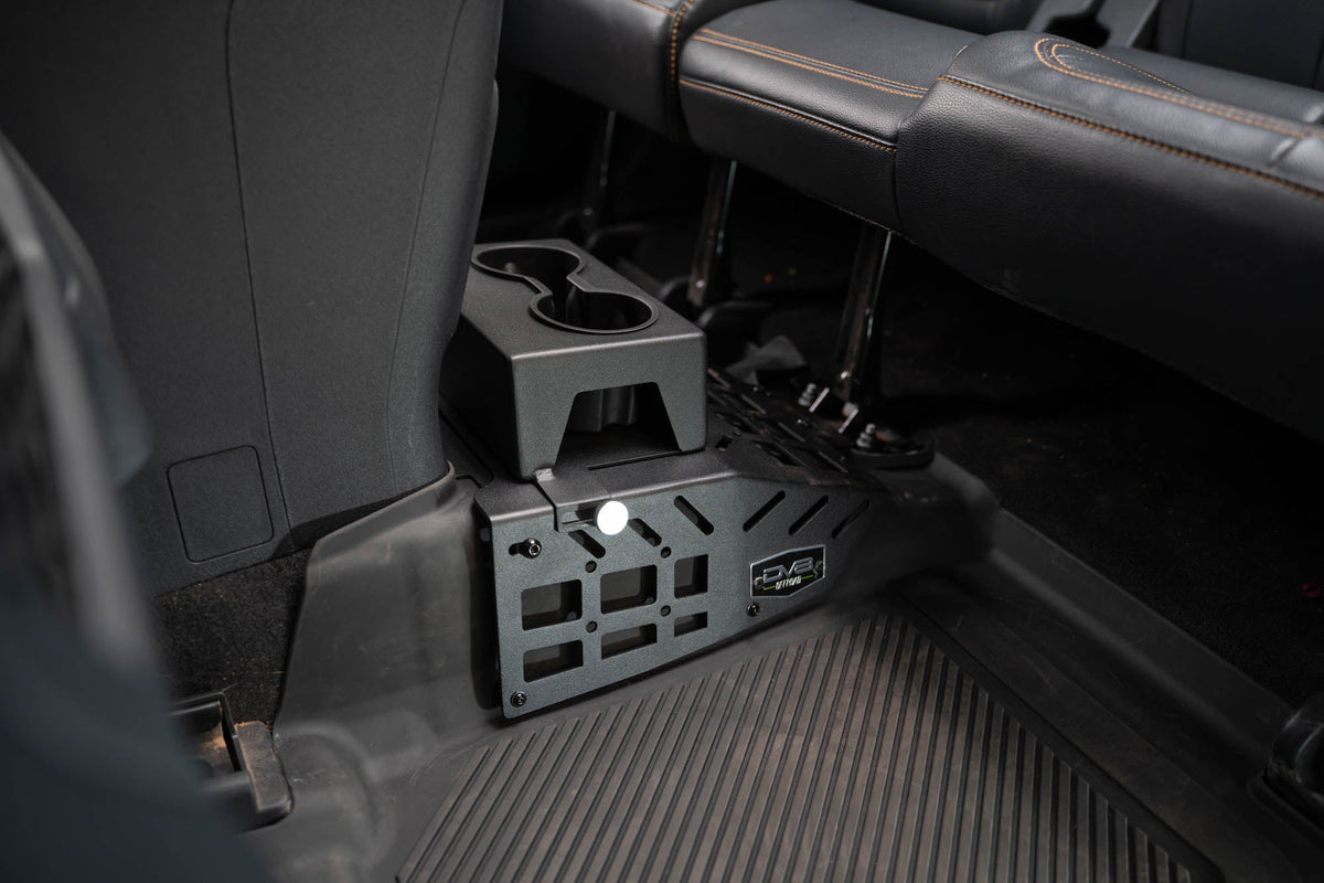 DV8 Offroad - 2021-2024 Ford Bronco Rear Seat Cup Holder and Molle Panels - MPBR-07
