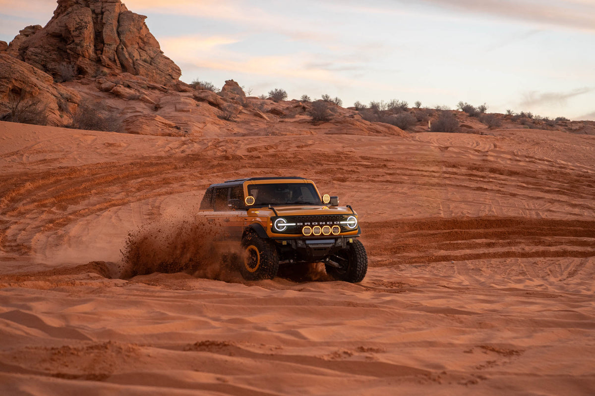 DV8 Offroad - 2021-2026 Ford Bronco Tube Series Front Bumper - FBBR-08