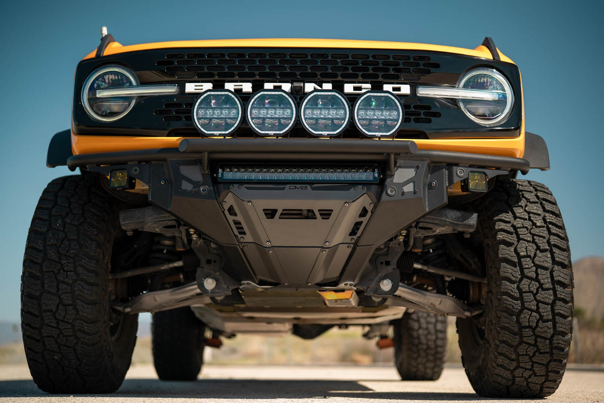 DV8 Offroad - 2021-2026 Ford Bronco Tube Series Front Bumper - FBBR-08