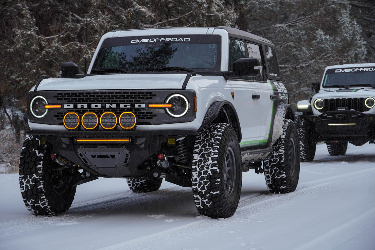 DV8 Offroad - 2021-2026 Ford Bronco Tube Series Front Bumper - FBBR-08