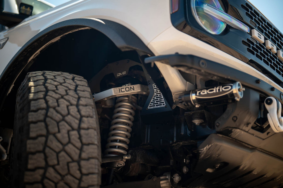 DV8 Offroad - 2021-2025 Ford Bronco Front Inner Fenders - INFEND-08FB