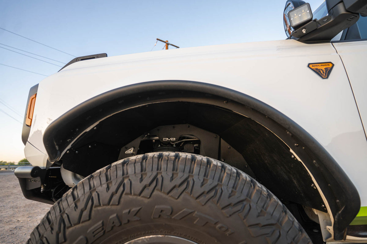 DV8 Offroad - 2021-2025 Ford Bronco Front Inner Fenders - INFEND-08FB