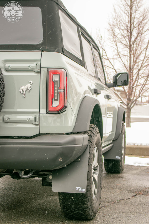 Clearance - RokBlokz Ford Bronco 2021+ Quick Release Mud Flaps OG Sizes