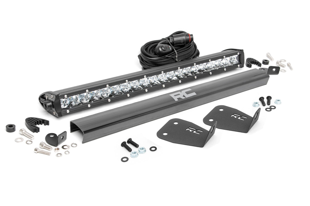 LED Light Kit | Bumper Mount | 20&quot; Chrome Single Row | Ford Bronco Sport (21-24)