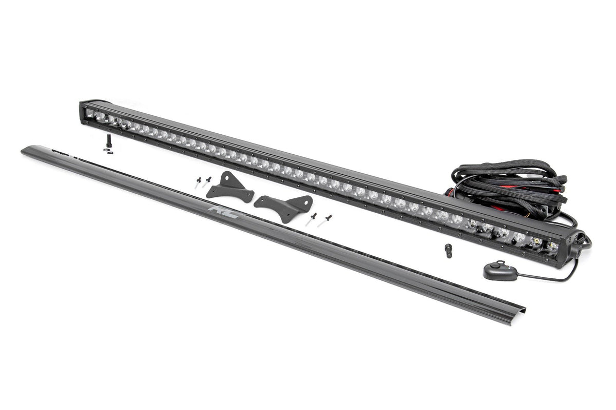 LED Light Kit | Roof Rack Mount | 40&quot; Black Single Row | Ford Bronco Sport (21-24)