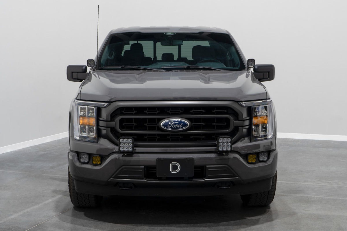 Diode Dynamics 21-22 Ford F-150 SS5 Bumper LED Pod Light Kit - Yellow Pro Combo - DD7331