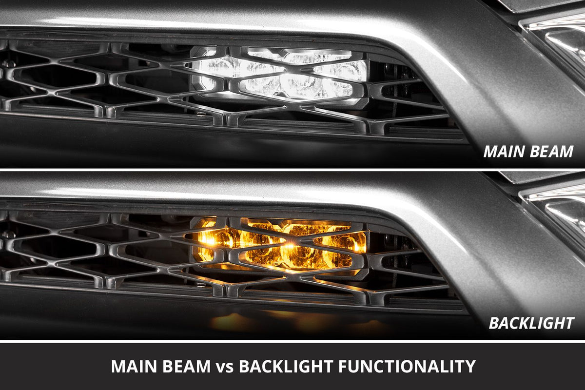 Diode Dynamics 2014-2024 Toyota 4Runner SS6 Sport LED Kit Yellow Fog 3000K - DD8857