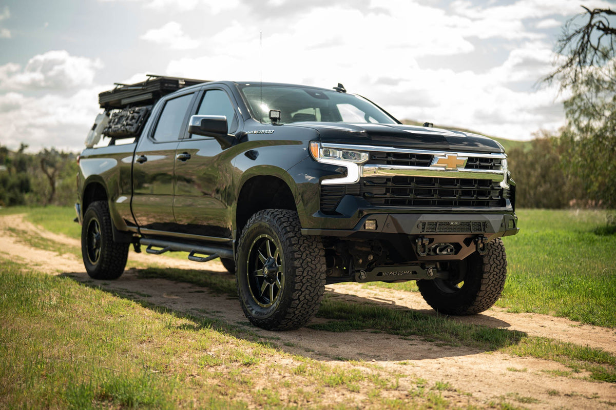 DV8 Offroad - 2022-2025 Chevy Silverado 1500 Spec Series Front Bumper - FBCS1-08