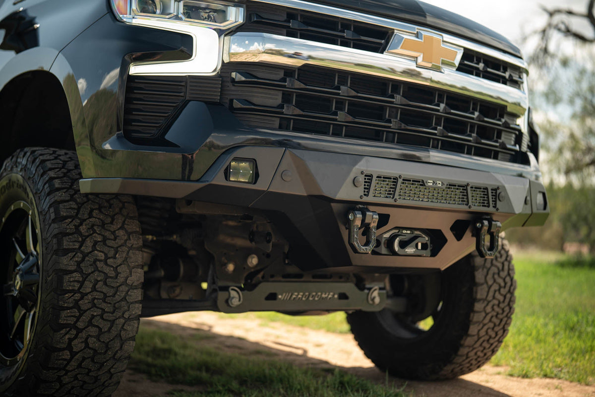 DV8 Offroad - 2022-2025 Chevy Silverado 1500 Spec Series Front Bumper - FBCS1-08