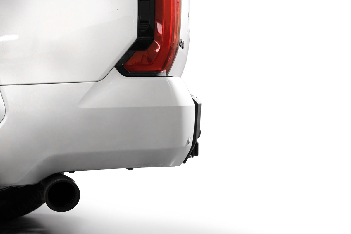 Addictive Desert Designs 2022+ Toyota Tundra Black Label Rr Bumper - Hammer Blk w/ Satin Blk Panels - R76020NA0103